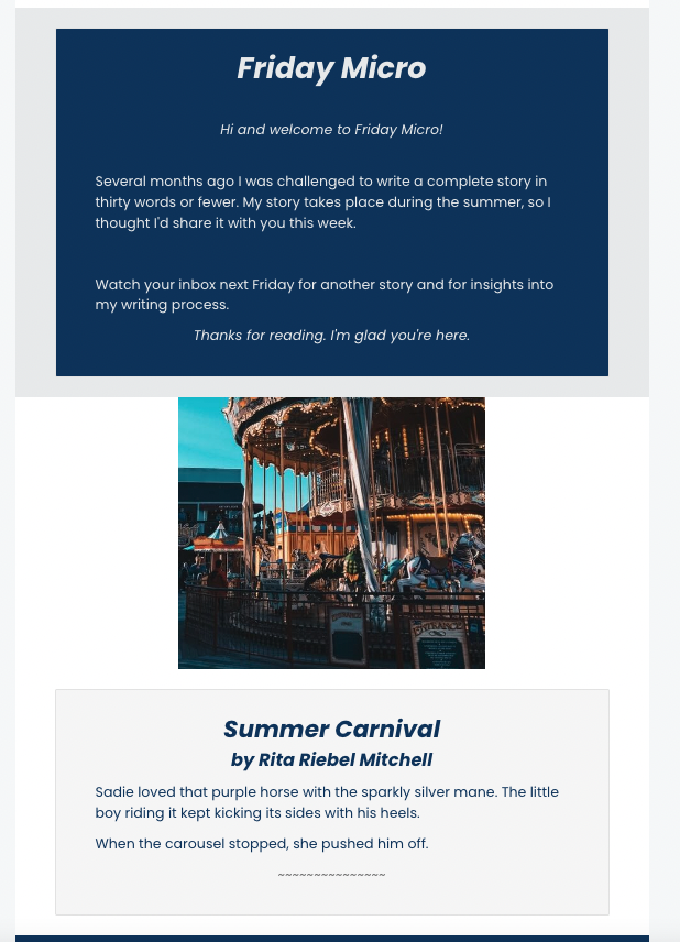 Free Preview of Friday Micro